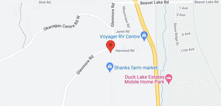map of 9174 Shanks Road